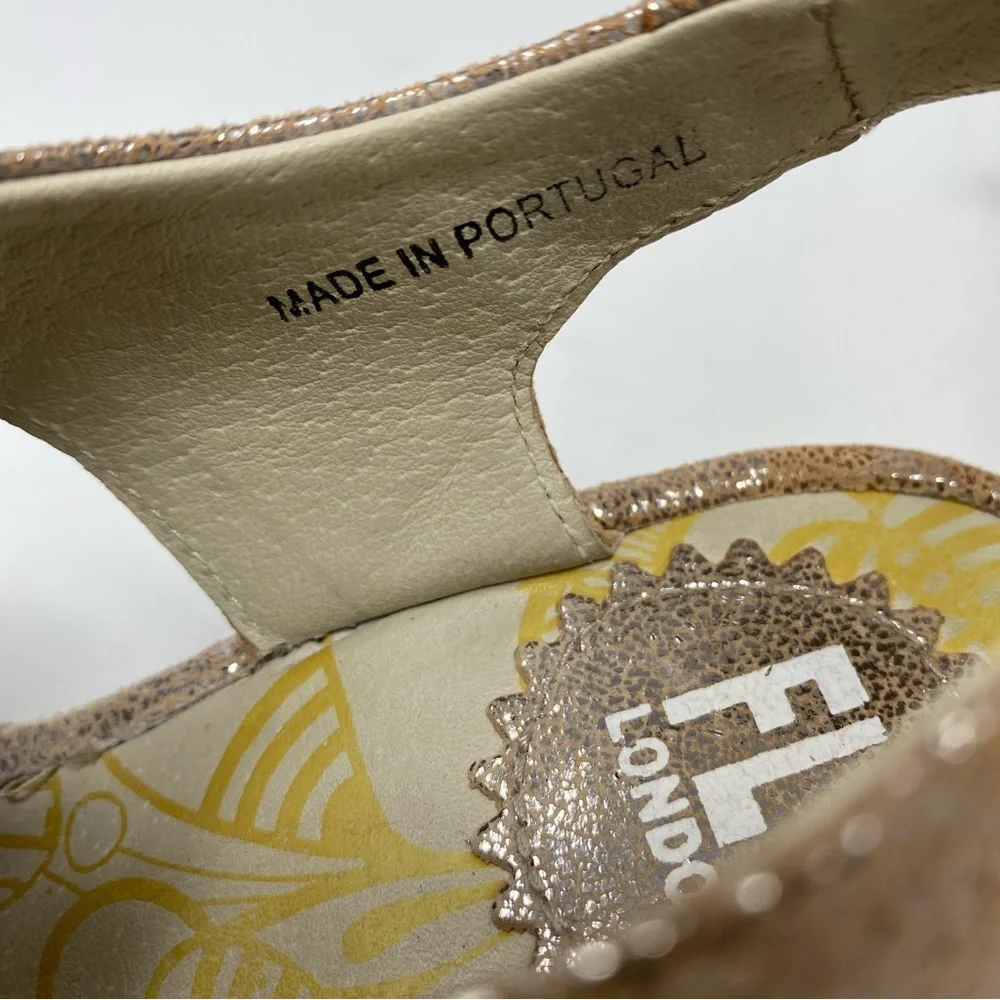 Fly London Ylfa Lace-Up Leather Platform Wedge Sandal - Picture 9 of 14